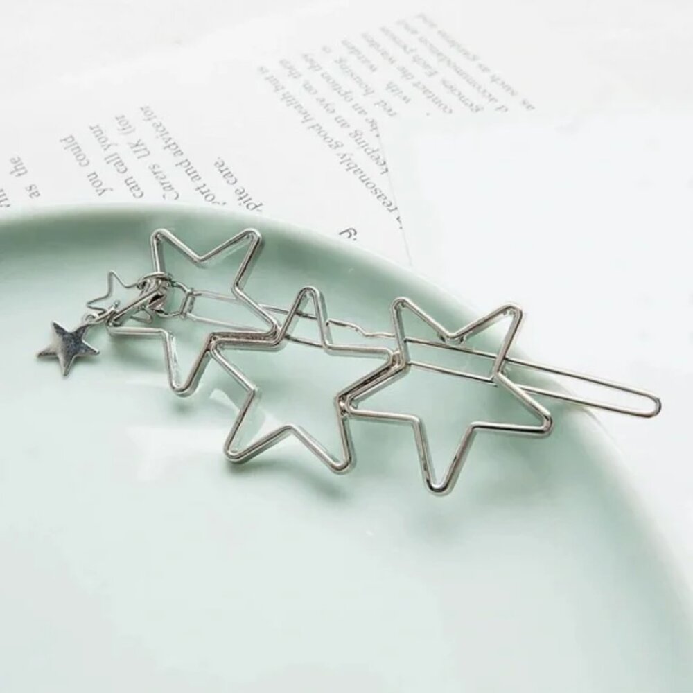 Silver Star Clip